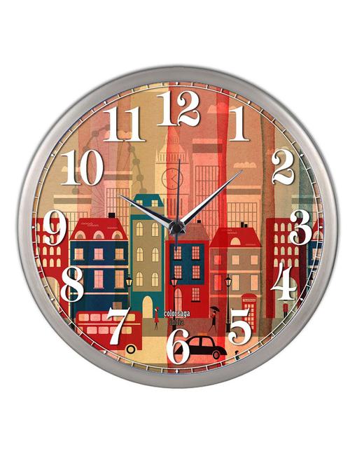 color saga digitally printed clock - 10785001 - Very Small Image - 1