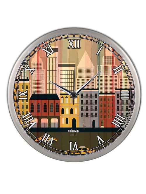 color saga digitally printed clock - 10785004 - Very Small Image - 1