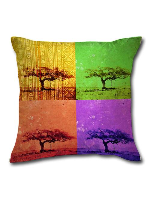 color saga digital print cushion cover - 10785010 - Very Small Image - 1