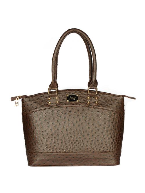 brown leatherette handbag - 10788692 - Very Small Image - 1