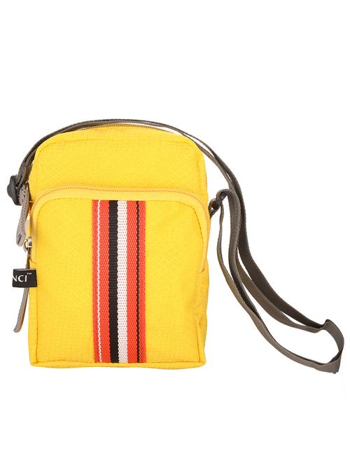 yellow solid sling bag - 10792797 - Very Small Image - 1