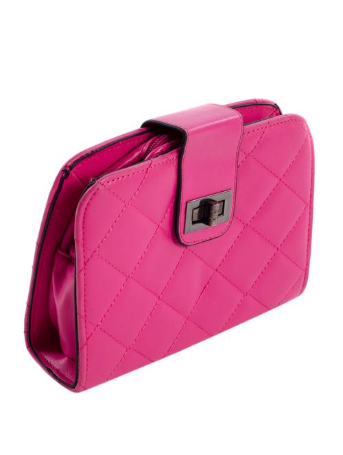 pink pu clutch - 10795839 - Very Small Image - 1