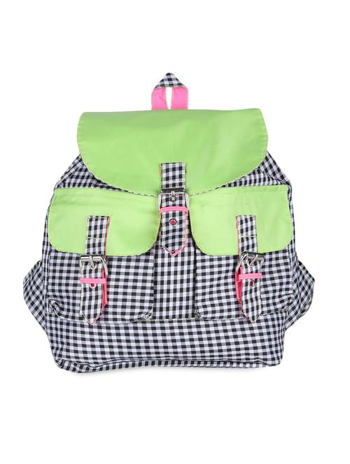black canvas printed backpack - 1080601 - Very Small Image - 1
