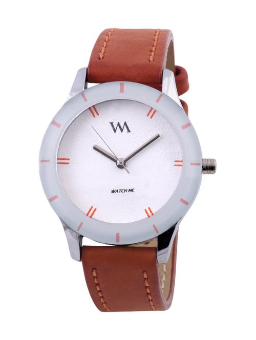 tan leather analogue wrist watch - 10809743 - Very Small Image - 1