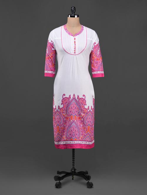 printed cotton kurti - 1081255 - Very Small Image - 1