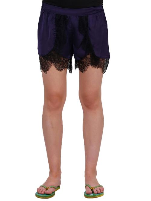 purple polyester skorts shorts - 10814401 - Very Small Image - 1