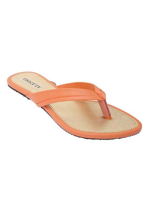orange leatherette sandals - 10814981 - Very Small Image - 1