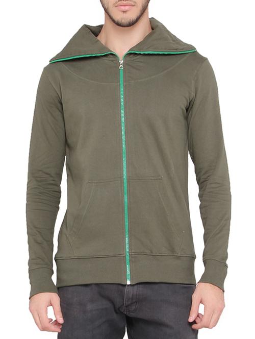 green cotton sweatshirt - 10815400 - Very Small Image - 1