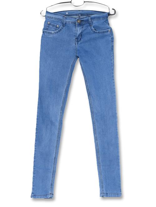 Light blue stretchable denim jeans - 1081567 - Very Small Image - 1