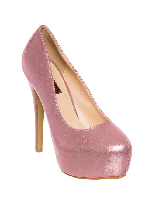 pink leatherette pumps - 10815757 - Very Small Image - 1