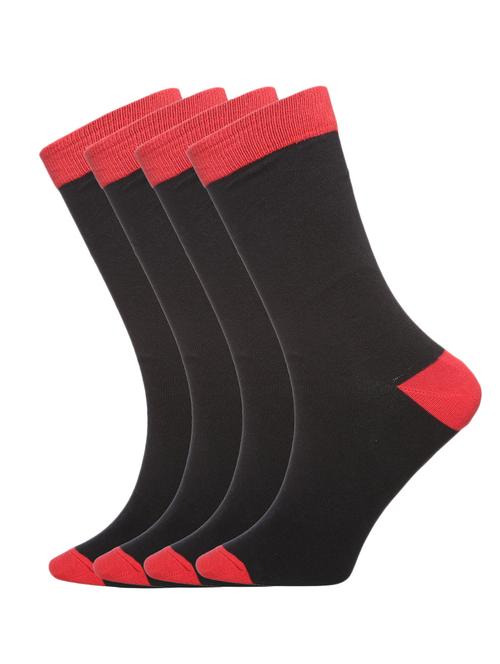 black, red cotton sock - 10818277 - Very Small Image - 1