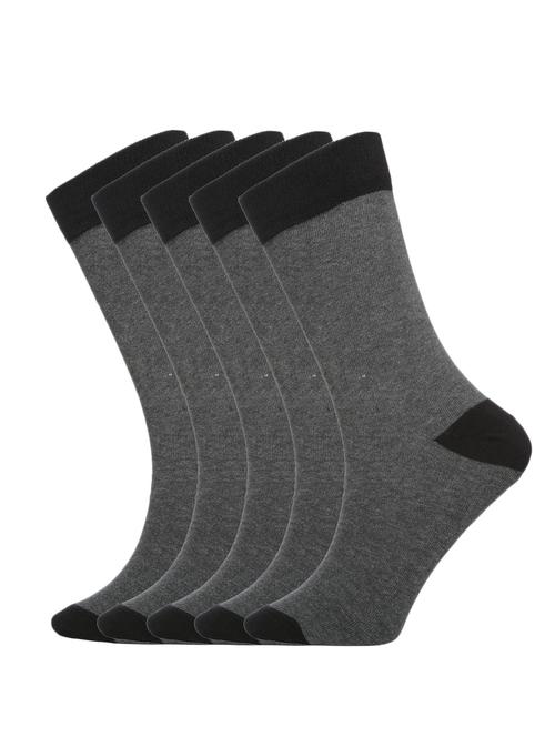 grey, black cotton sock - 10818444 - Very Small Image - 1