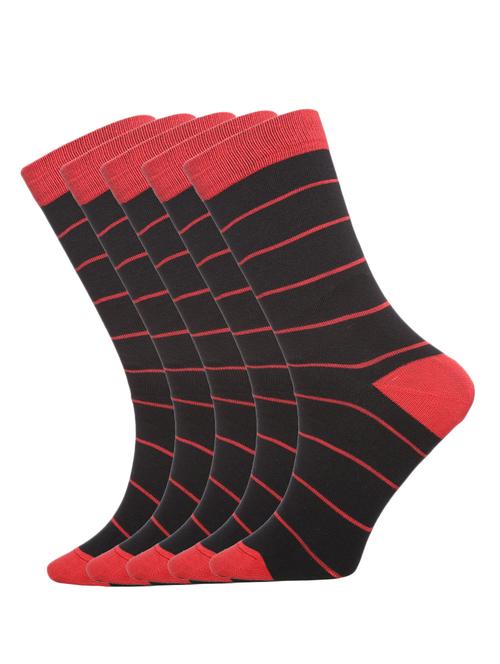 black, red cotton sock - 10818453 - Very Small Image - 1