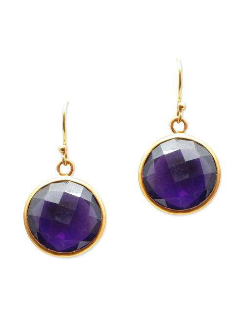 gold brass earring - 10819421 - Very Small Image - 1