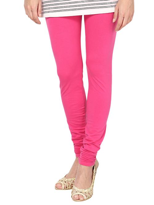 pink cotton leggings - 10823544 - Very Small Image - 1