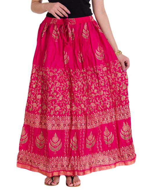 printedc flared skirt - 10826006 - Very Small Image - 1