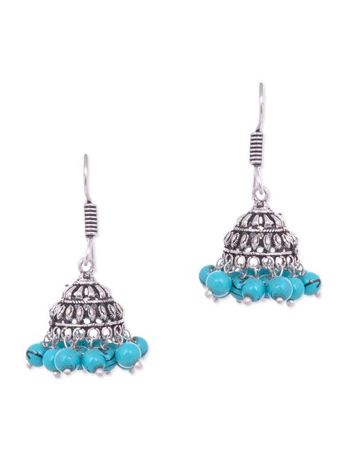silver brass earring - 10827279 - Very Small Image - 1