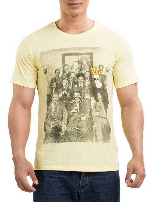 yellow cotton tshirt - 10827497 - Very Small Image - 1