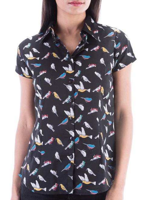 short sleeved printed shirt - 10827830 - Very Small Image - 1