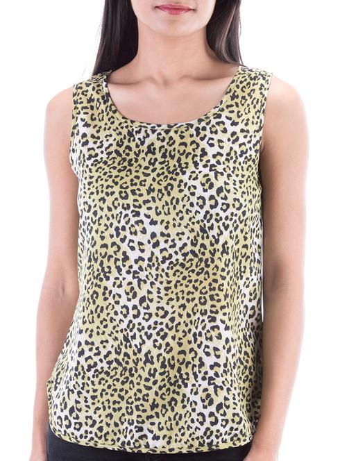 animal printed sleeveless top - 10827844 - Very Small Image - 1