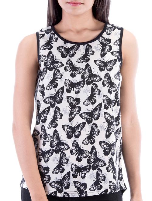 round neck sleeveless top - 10827855 - Very Small Image - 1
