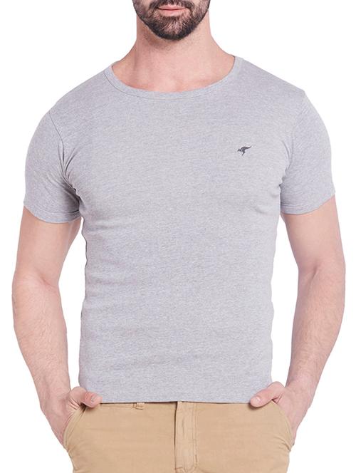 grey cotton tshirt - 10828452 - Very Small Image - 1