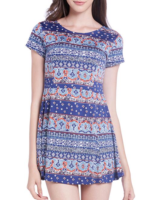 multicolor polyester dress - 10828563 - Very Small Image - 1