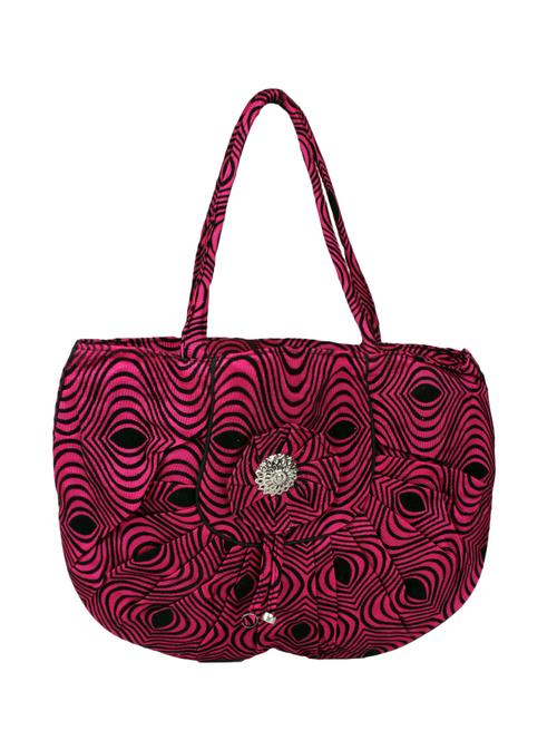 pink canvas handbag - 10829335 - Very Small Image - 1