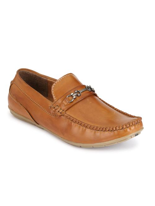 tan leatherette loafers - 10830036 - Very Small Image - 1