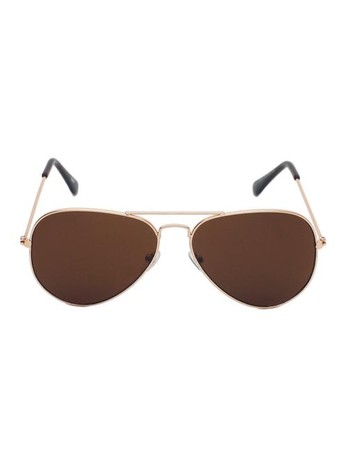 brown metal aviator men sunglass - 10830807 - Very Small Image - 1