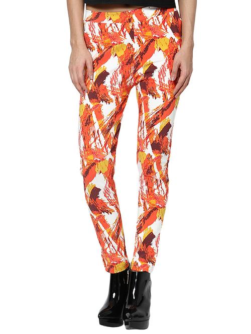 orange polyester leggings - 10833856 - Very Small Image - 1