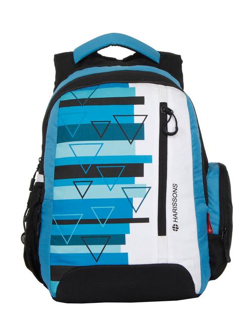 c blue, white polyester backpack - 10837840 - Very Small Image - 1