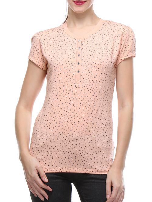 peach cotton top - 10838816 - Very Small Image - 1