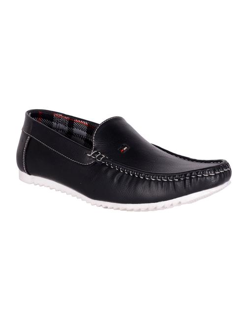 black faux leather loafers - 10844479 - Very Small Image - 1
