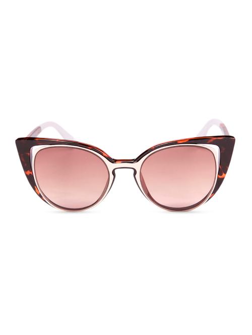 brown uv protected cat eye sunglasses - 10845543 - Very Small Image - 1