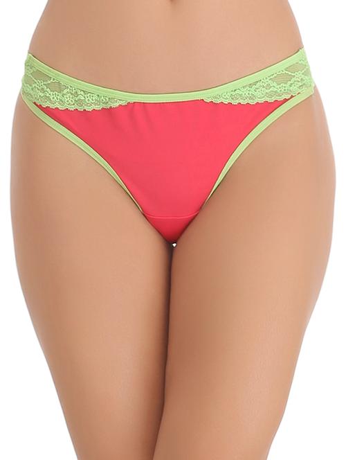 dark pink polyester panty - 10845973 - Very Small Image - 1