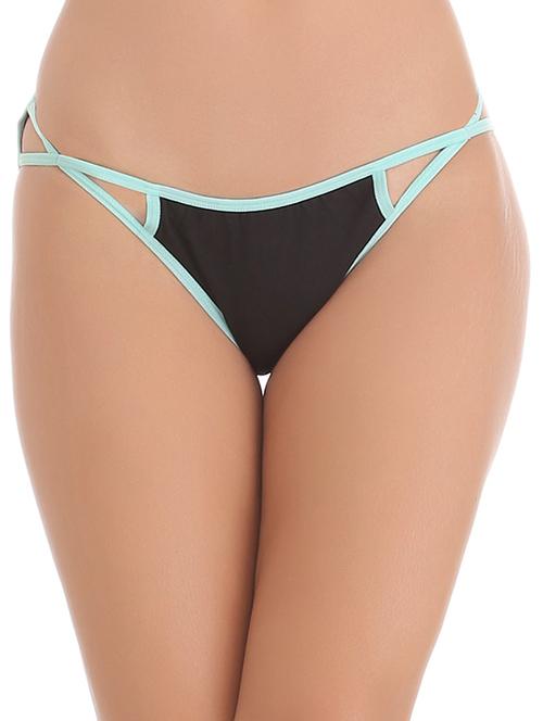 blue cotton regular panty - 10845975 - Very Small Image - 1