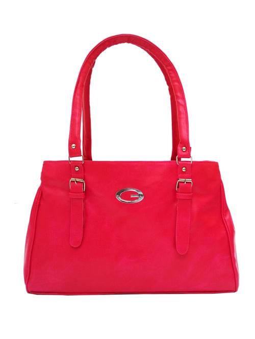 red leatherette handbag - 10846556 - Very Small Image - 1