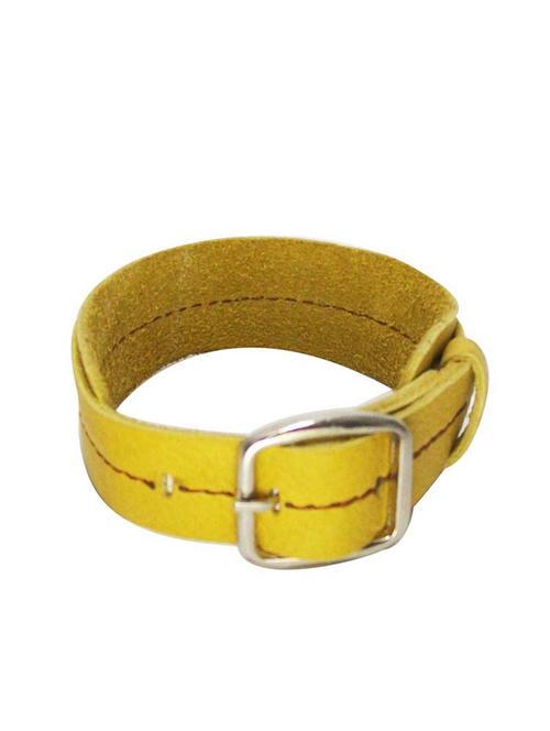 yellow leather bracelet - 10847044 - Very Small Image - 1