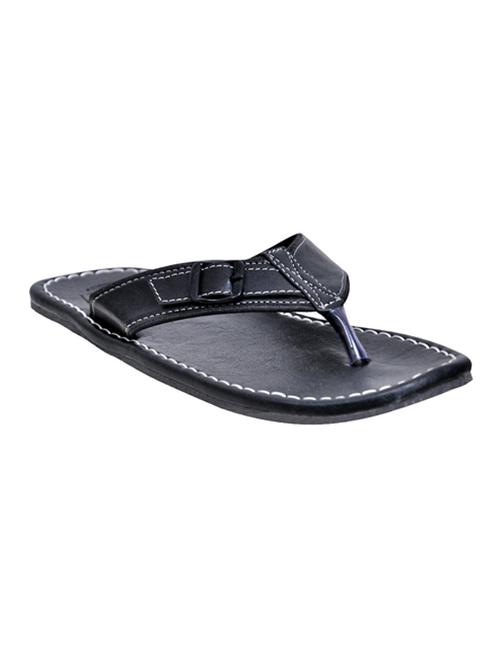 black leatherette slippers - 10847430 - Very Small Image - 1