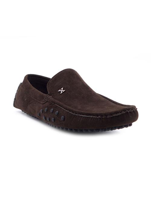 brown faux leather loafers - 10848306 - Very Small Image - 1