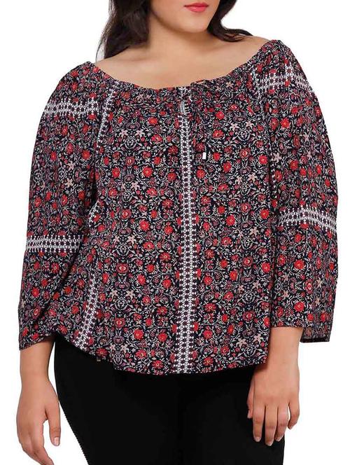 multi colored viscose top - 10849840 - Very Small Image - 1