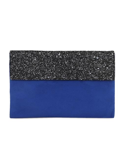 Blue Sequined Leather Clutch - 1085015 - Very Small Image - 1