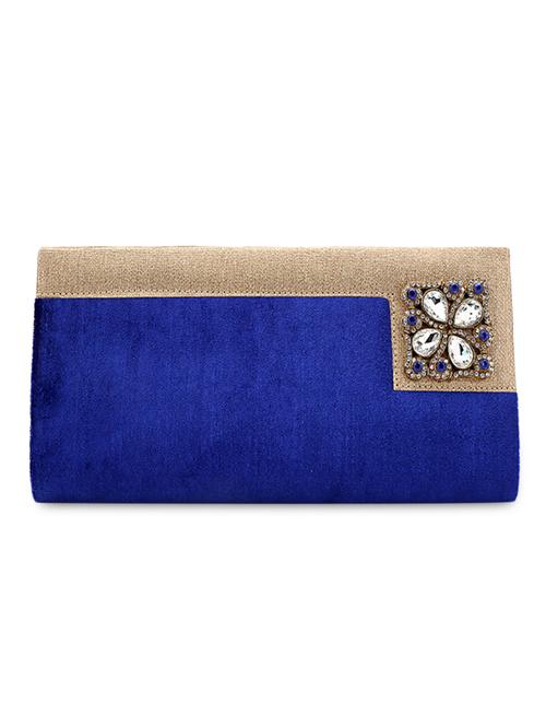 Embelished Velvet Clutch - 1085284 - Very Small Image - 1