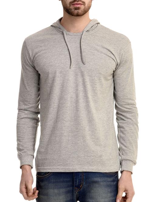 grey cotton t-shirt - 10853665 - Very Small Image - 1