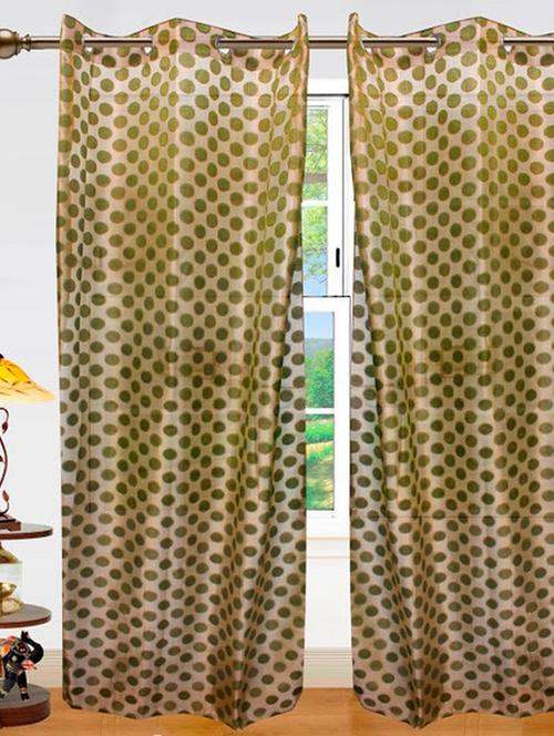 dekor world zari circle sheer curtain-set of 2 - 1085476 - Very Small Image - 1