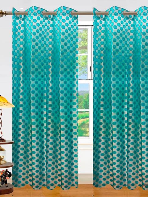 dekor world zari circle sheer curtain-set of 2 - 1085485 - Very Small Image - 1
