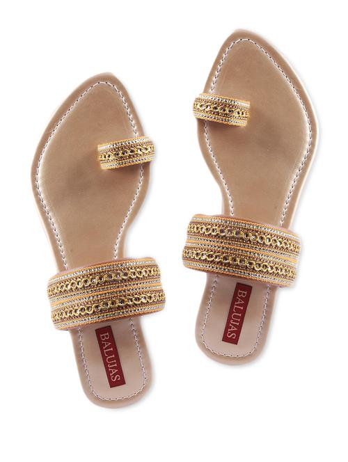 gota embellished toe separator flat sandals - 1085661 - Very Small Image - 1
