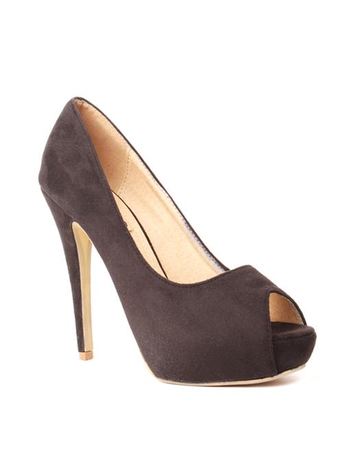black suede sandals - 10857481 - Very Small Image - 1