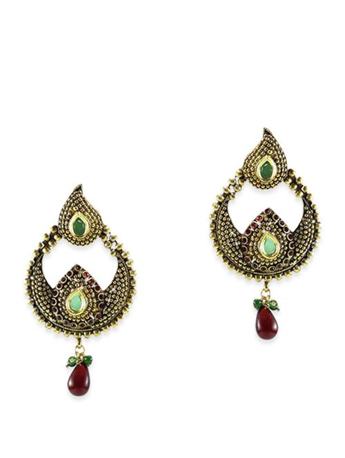 metallic metal alloy earring - 10858459 - Very Small Image - 1